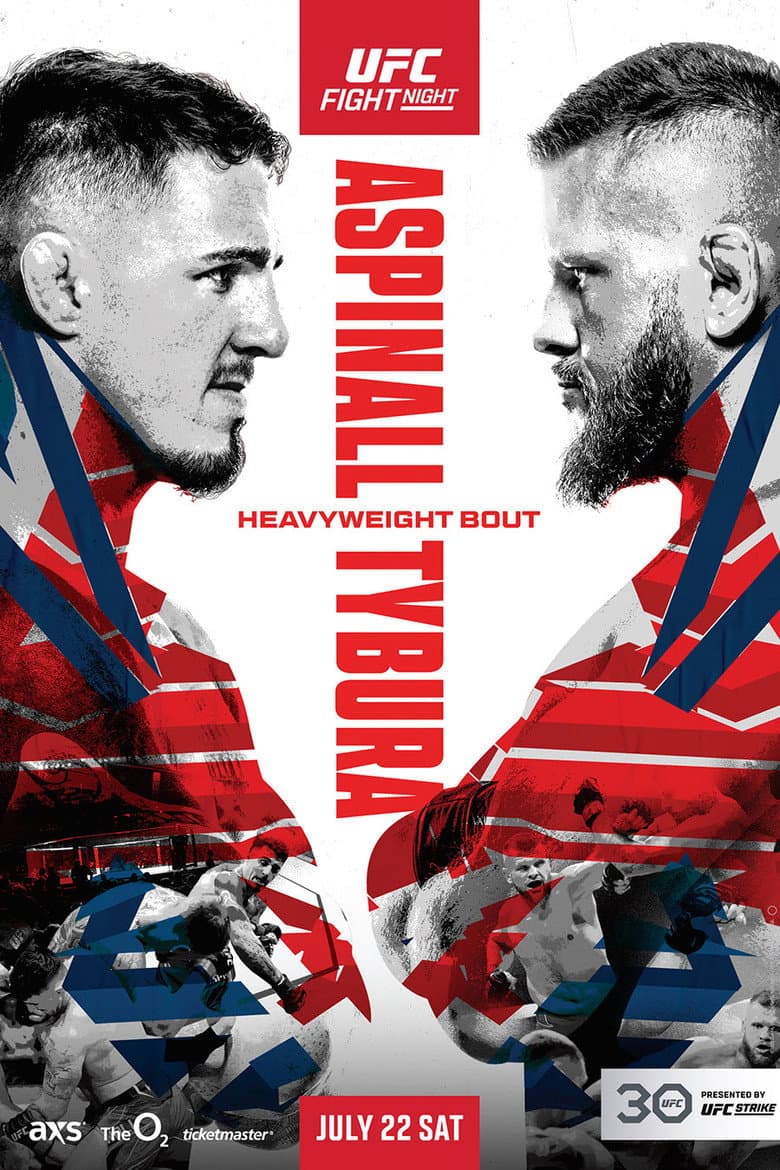 UFC Fight Night 224: Aspinall vs. Tybura poster