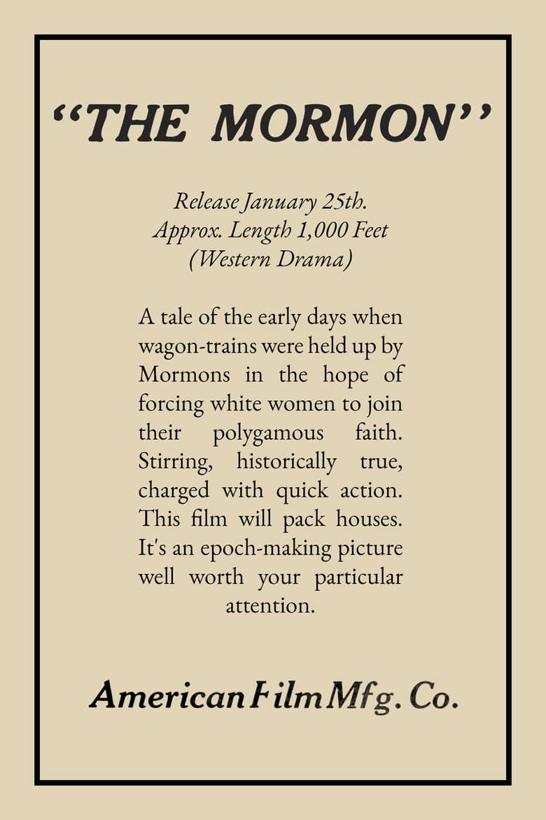 The Mormon poster
