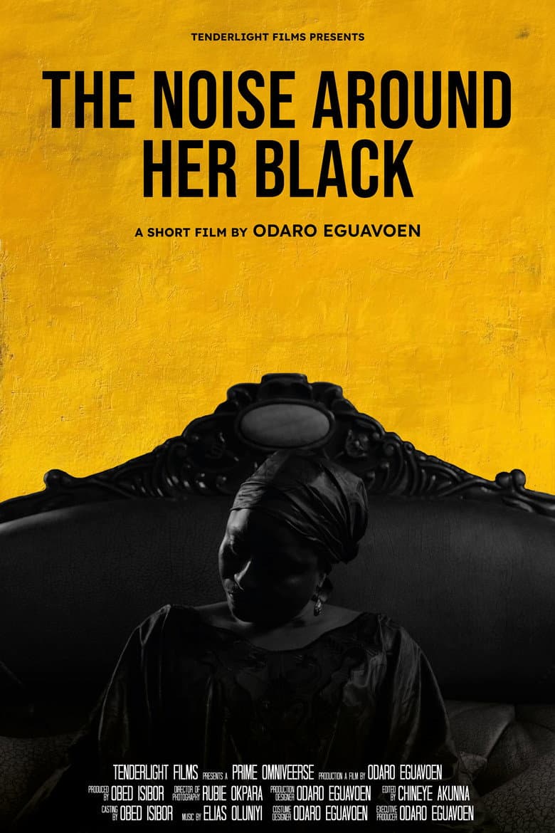The Noise Around Her Black poster