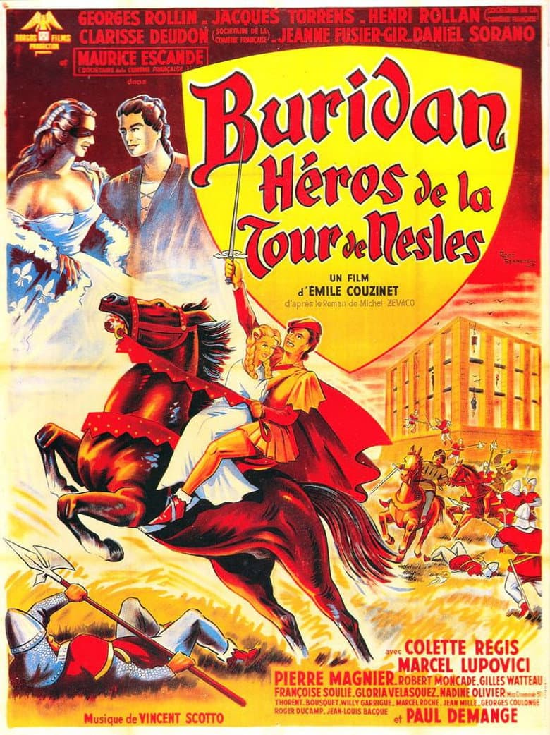 Buridan, hero of the tower of Nesle poster