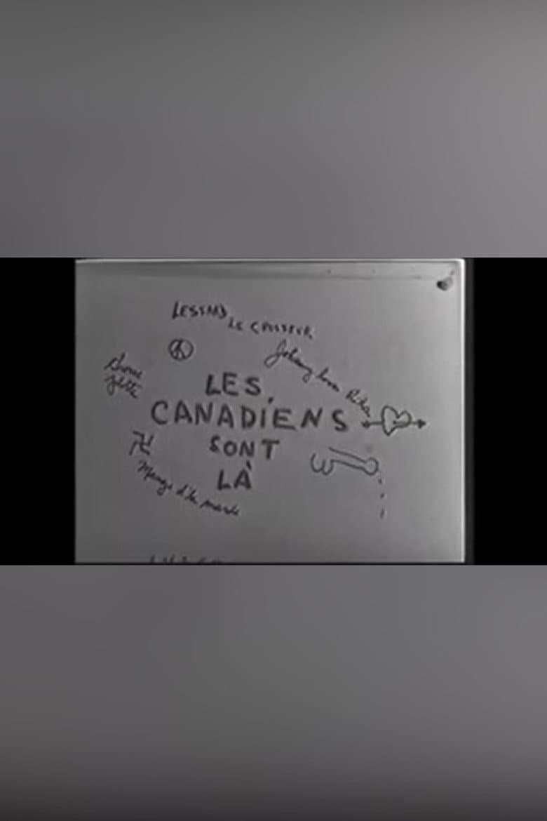 Les Canadiens sont là poster