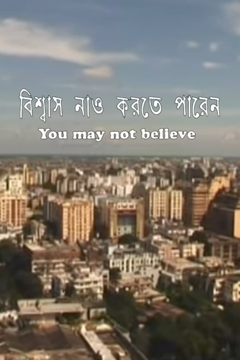 You May Not Believe poster