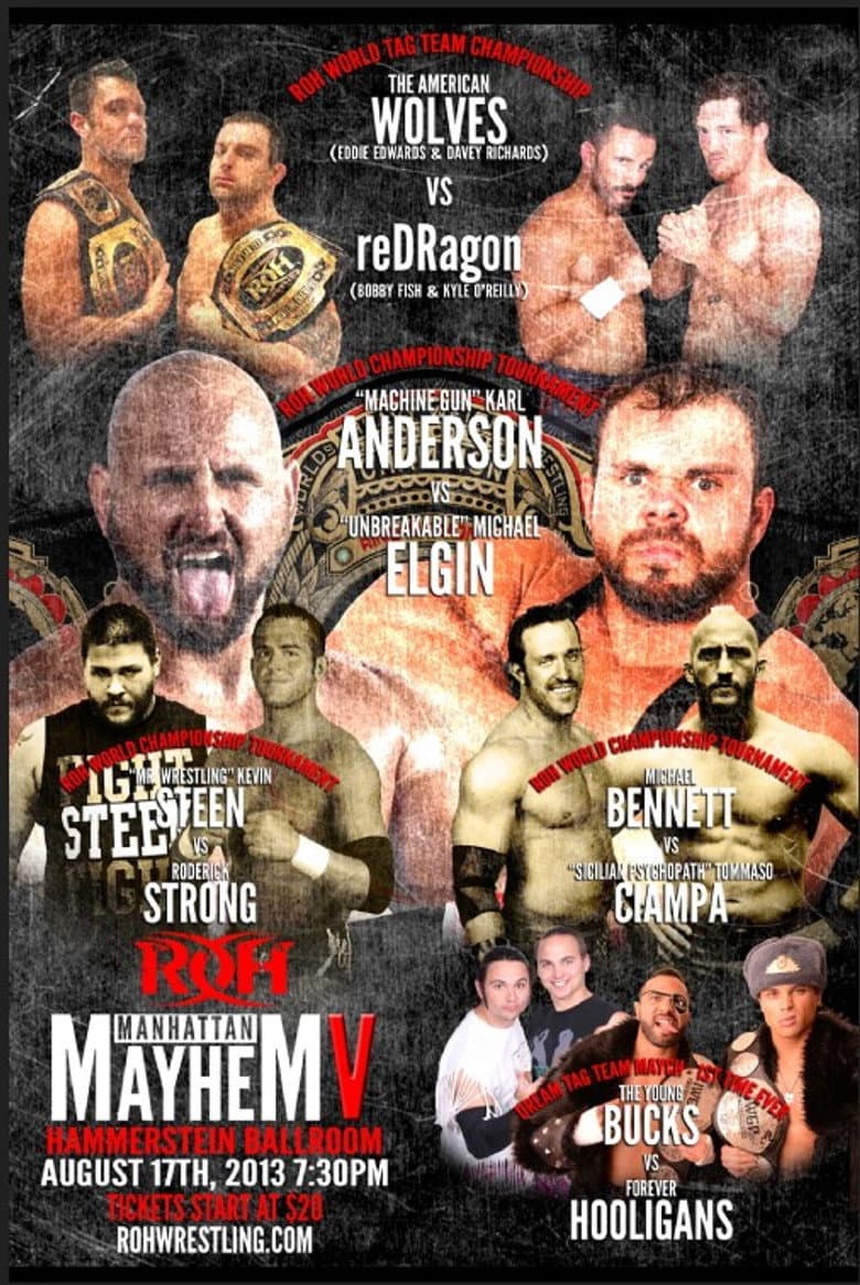 ROH: Manhattan Mayhem V poster
