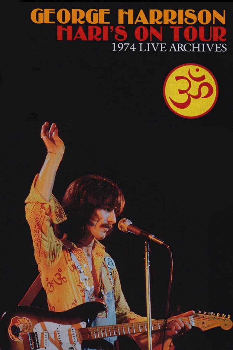 George Harrison: Live in North America 1974 poster