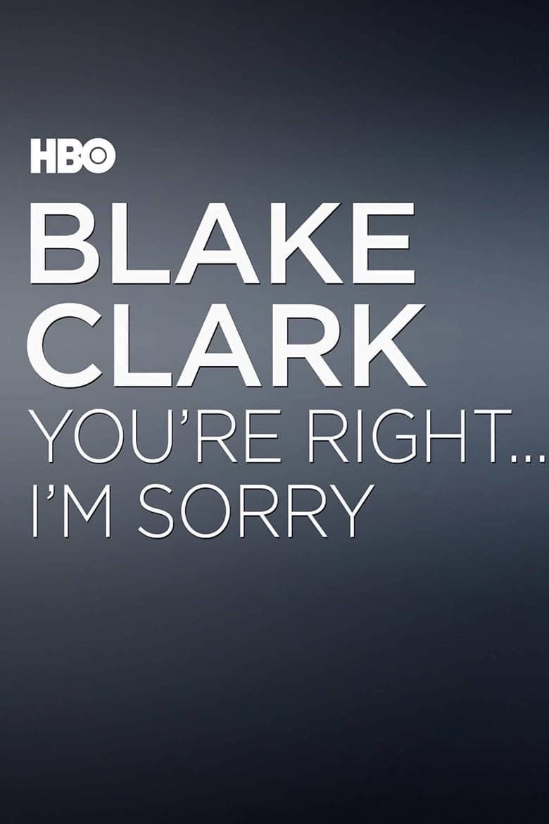 You're Right... I'm Sorry poster