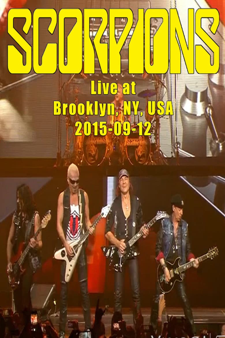 Scorpions - Live at Brooklyn, NY, USA 2015-09-12 poster