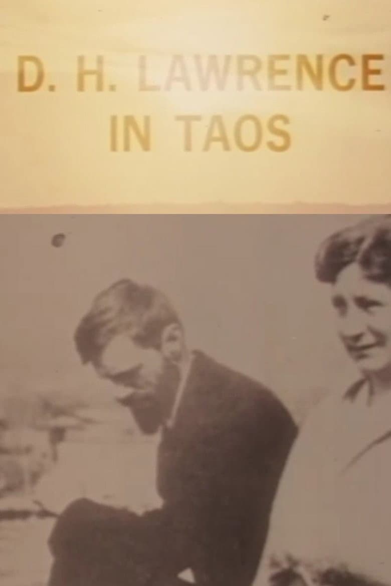 D H Lawrence in Taos poster