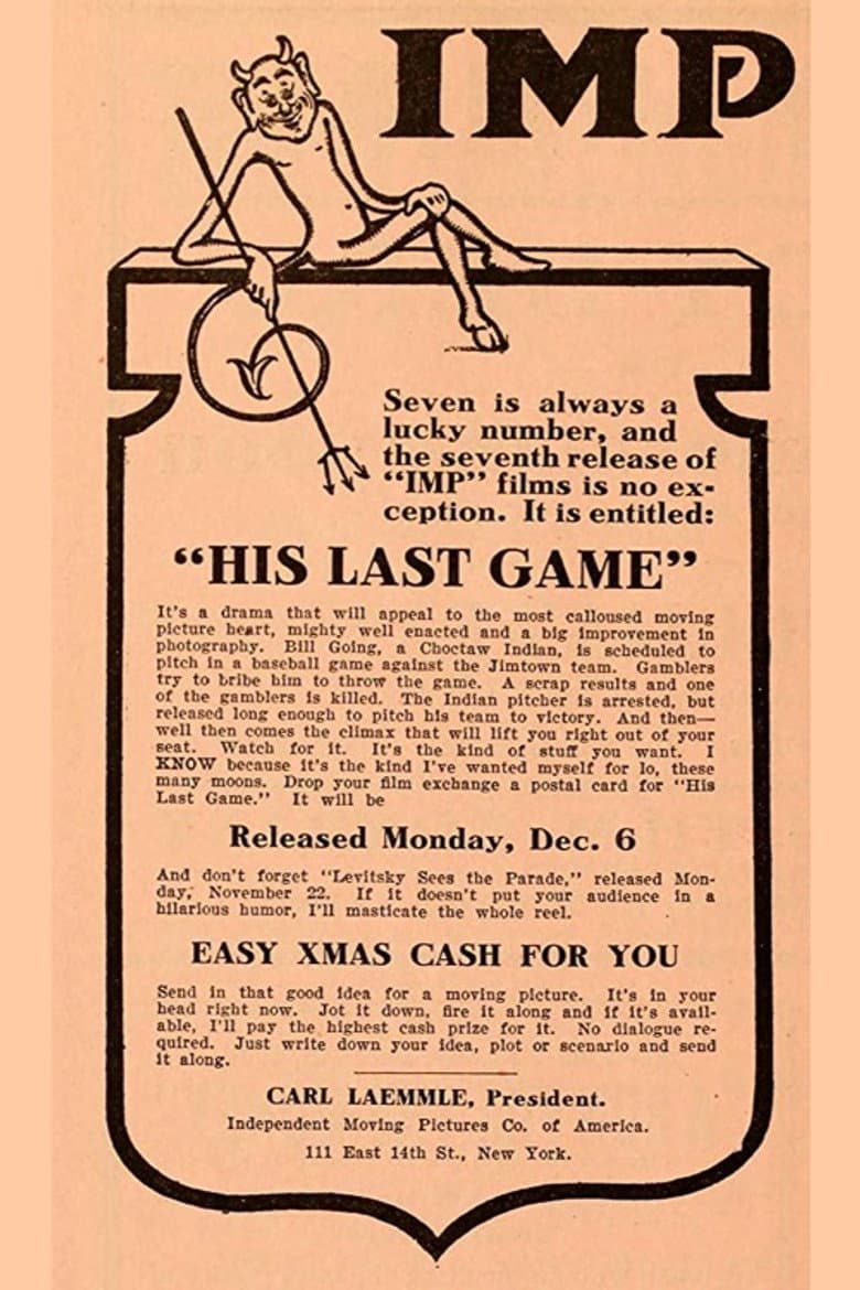 His Last Game poster