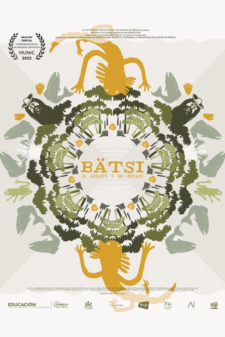 Bätsi. El ajolote y su reflejo poster
