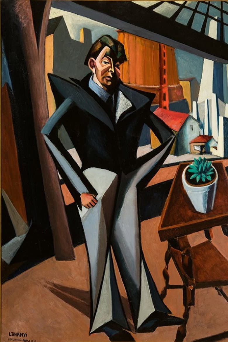 The man in the background poster