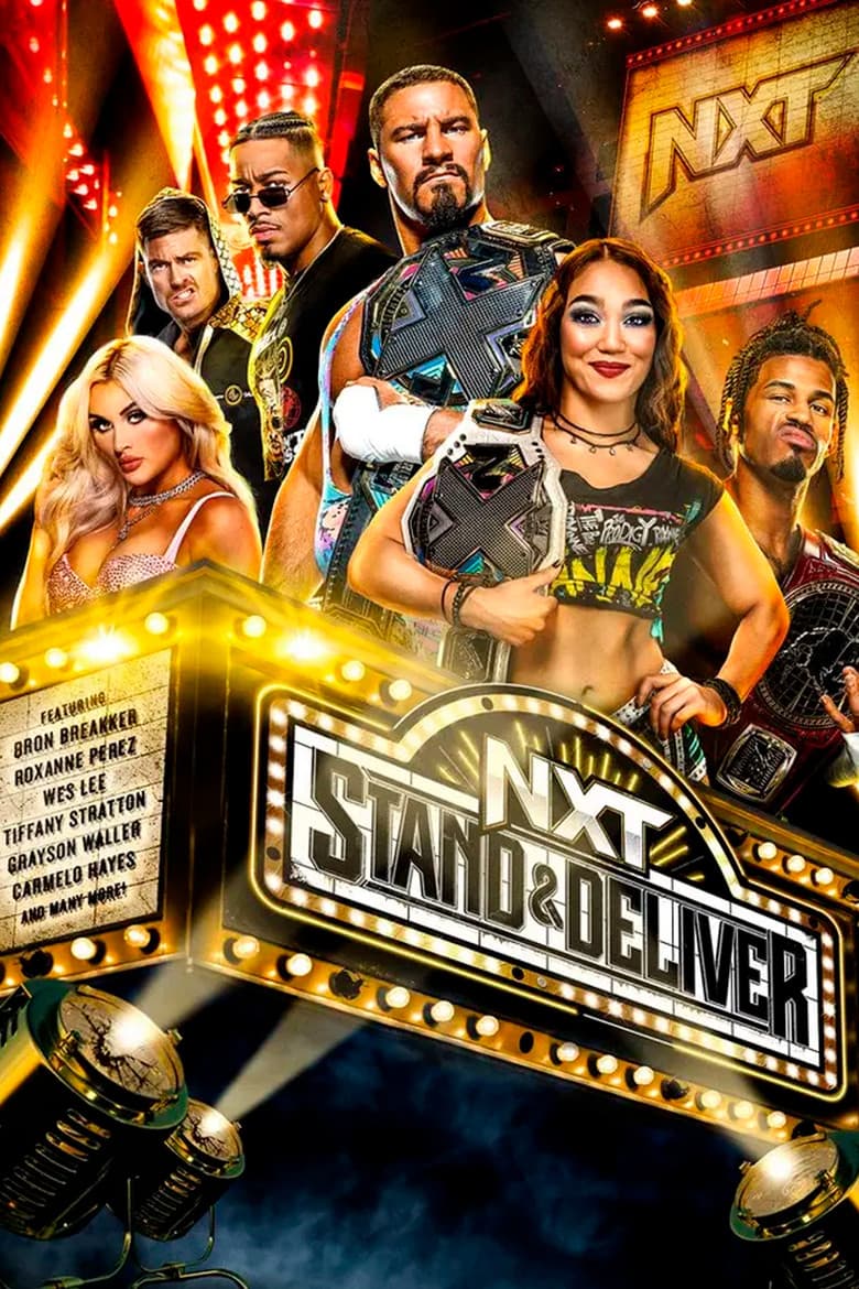 WWE NXT Stand & Deliver 2023 poster