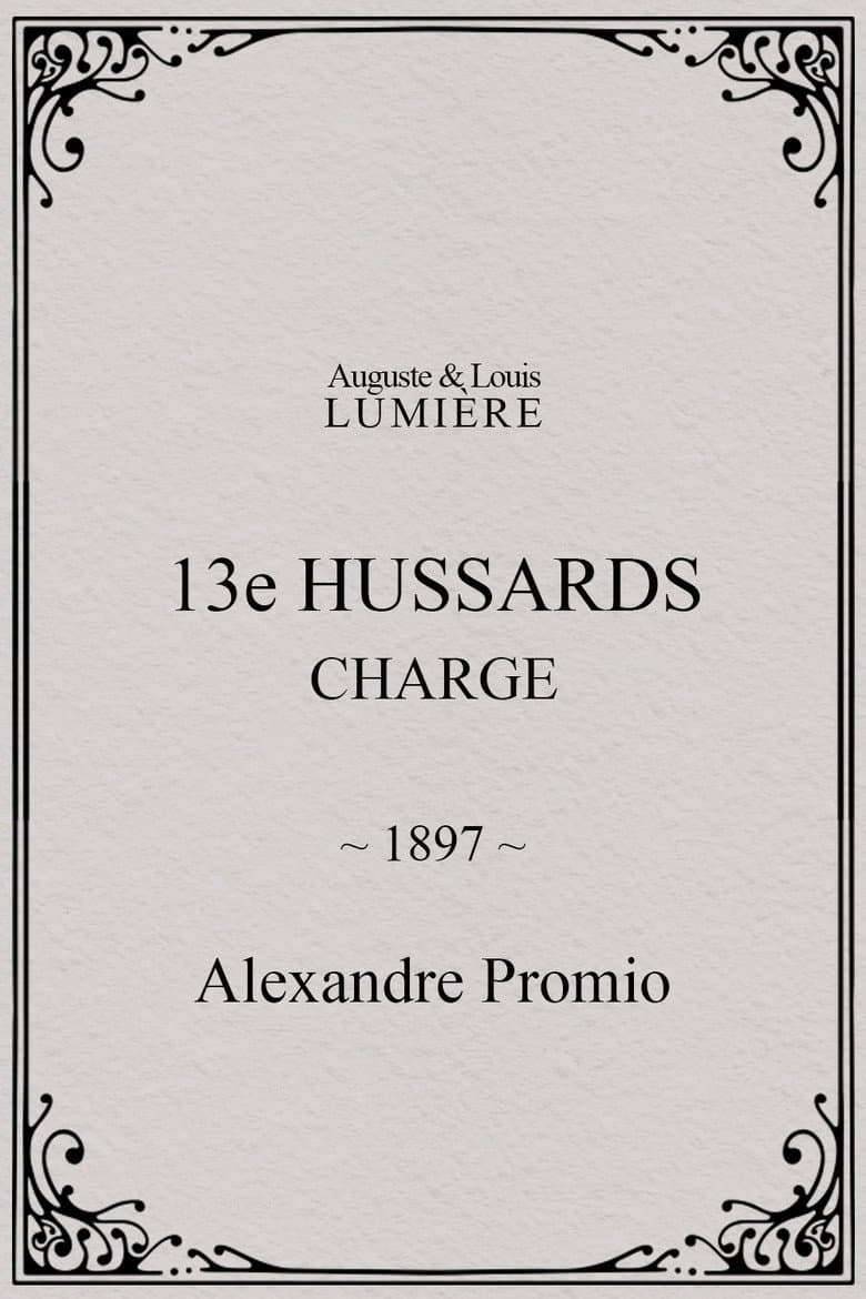 13e hussards : charge poster