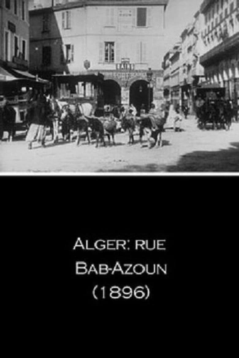 Alger: Rue Bab-Azoun poster