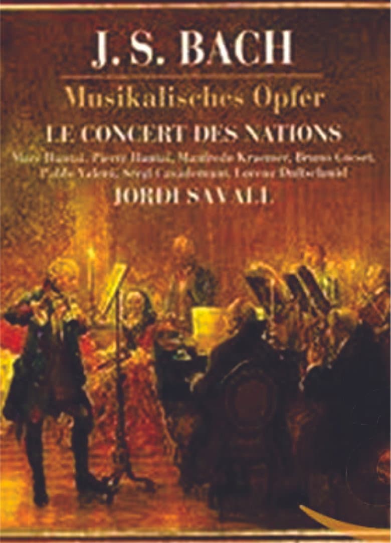 Bach BWV 1079 Musical Offering Jordi Savall Concert des Nations poster