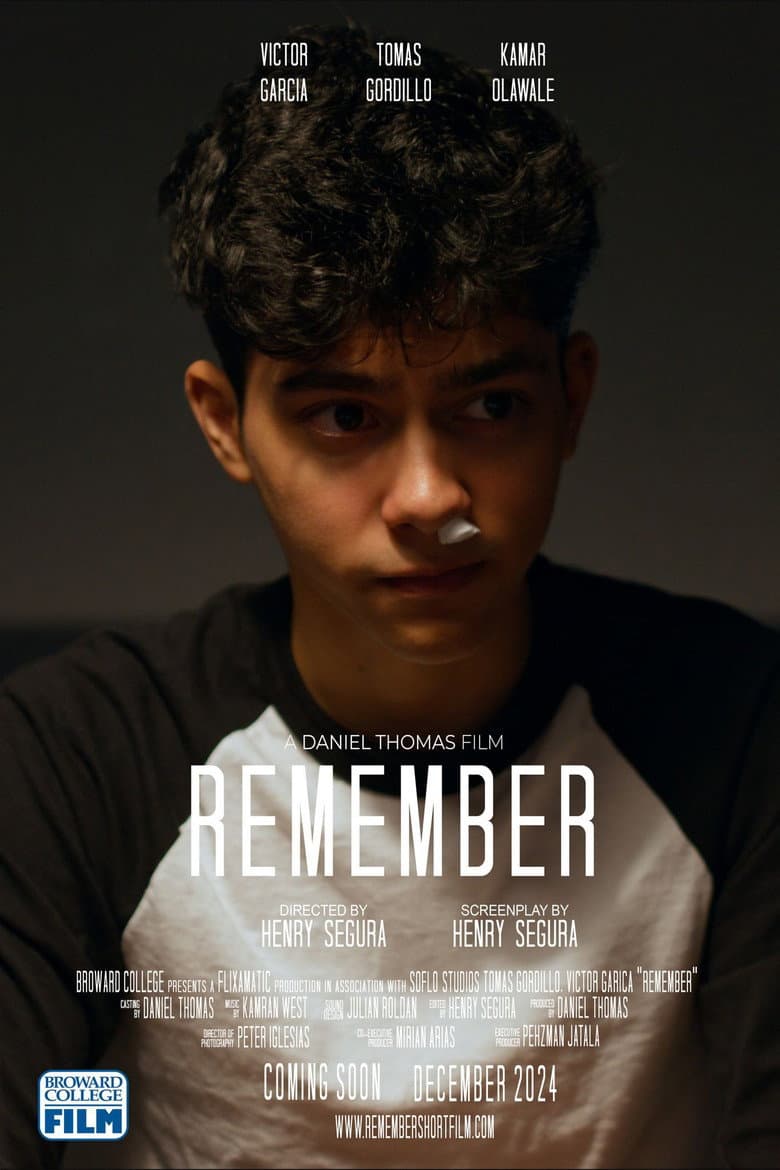 Remember "Thesis Film" poster