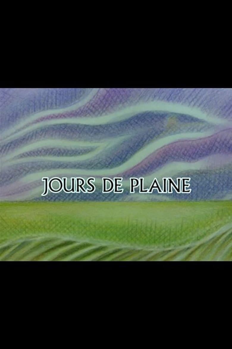 Jours de plaine poster
