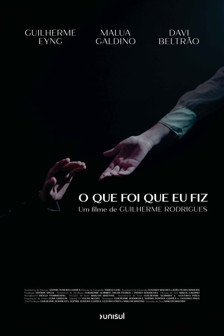 What did I do poster