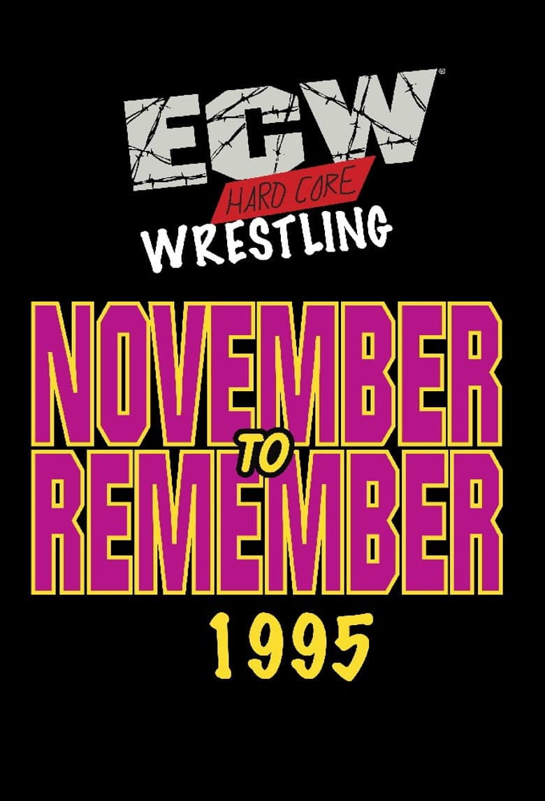 ECW November to Remember 1995 poster