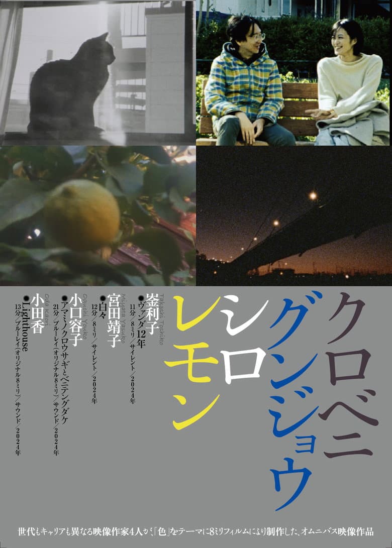 Black Red Ultramarine White Lemon poster