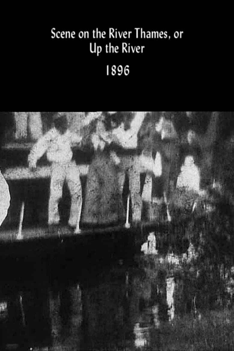 Scene on the River Thames poster