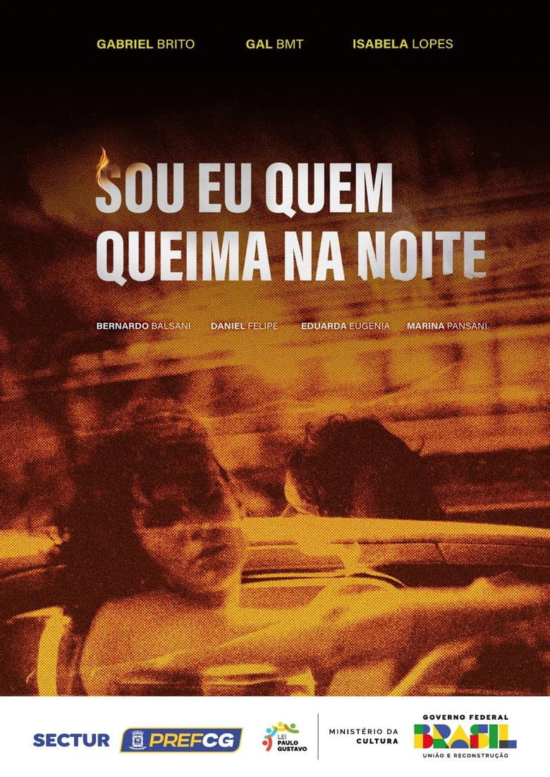 Sou Eu Quem Queima na Noite poster