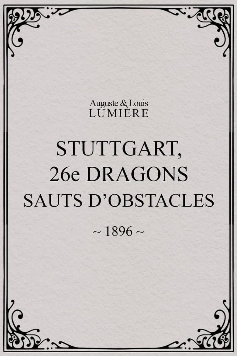 Stuttgart: 26th Dragoons Jumping Obstacles poster