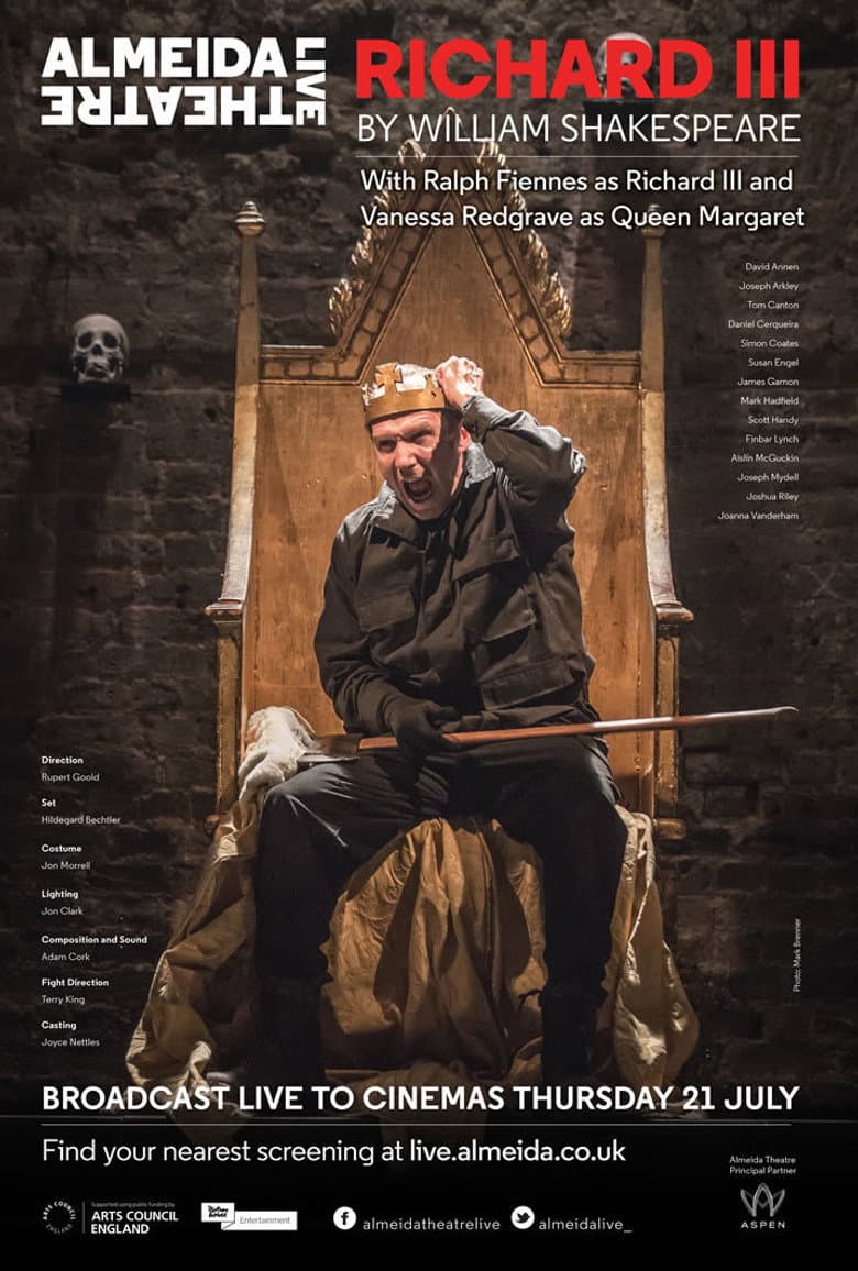 Almeida Theatre Live: Richard III poster