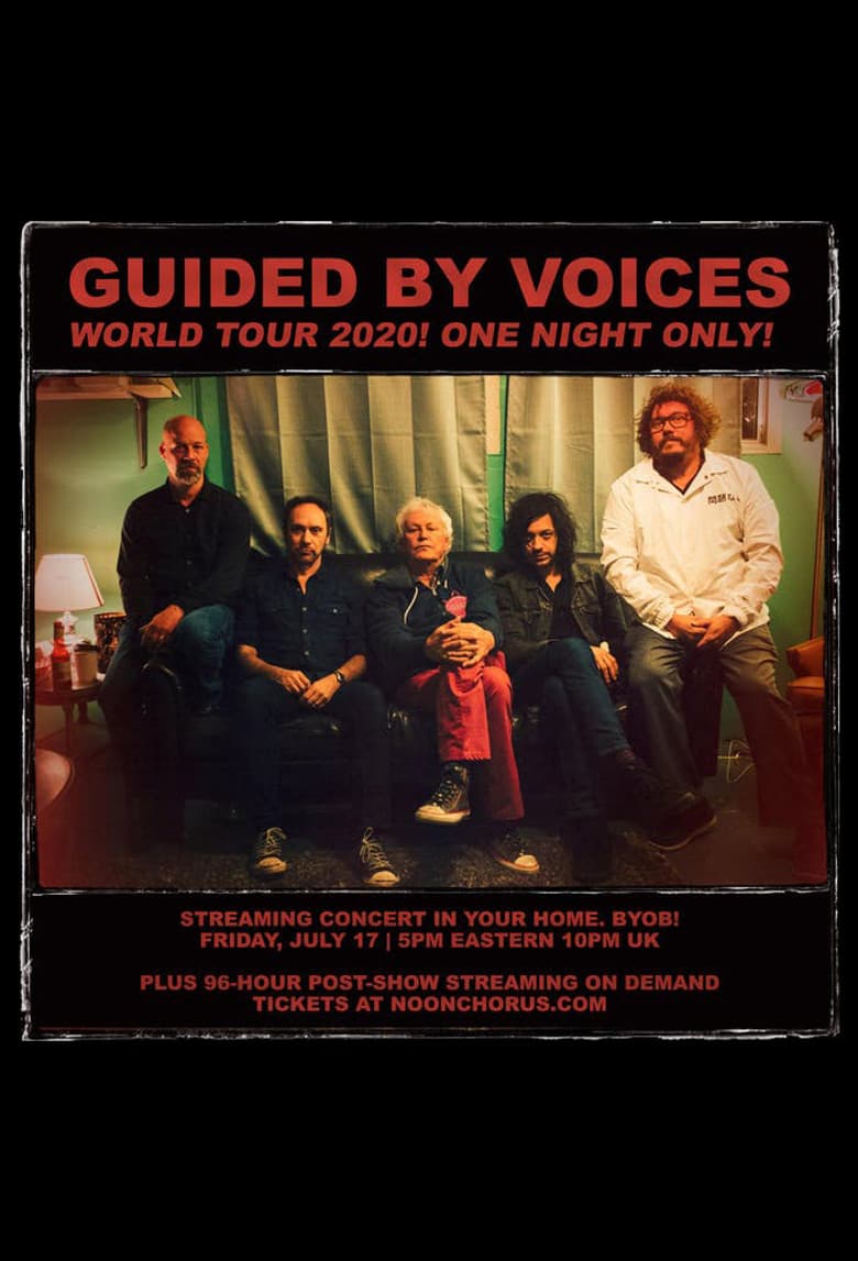 Guided by Voices World Tour 2020 poster