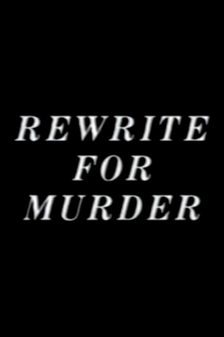 Rewrite for Murder poster