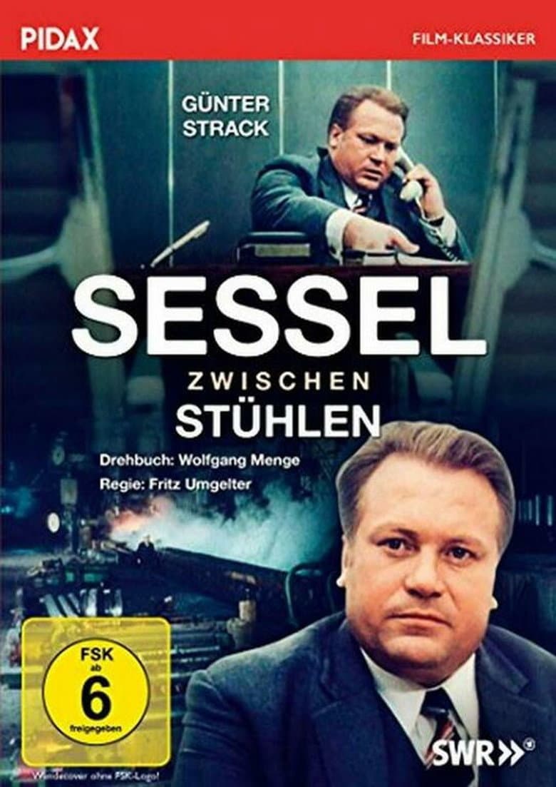 Sessel zwischen den Stühlen poster