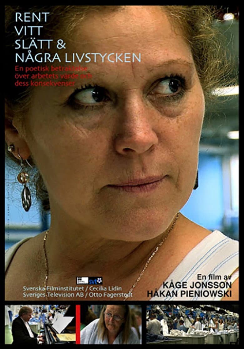 Rent, vitt, slätt och några livstycken poster