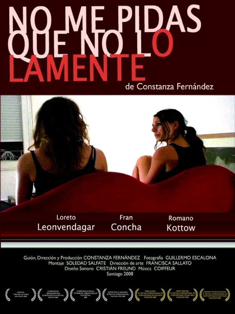 No me pidas que no lo lamente poster