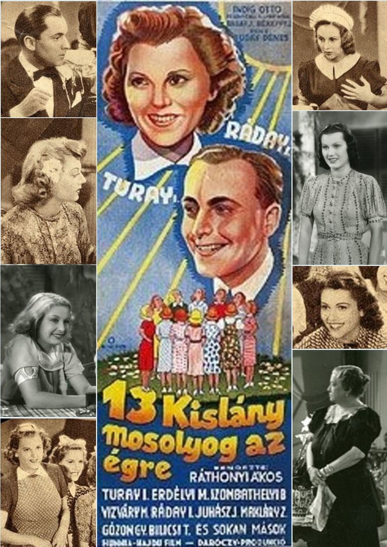 Thirteen Girls Smile at the Sky poster