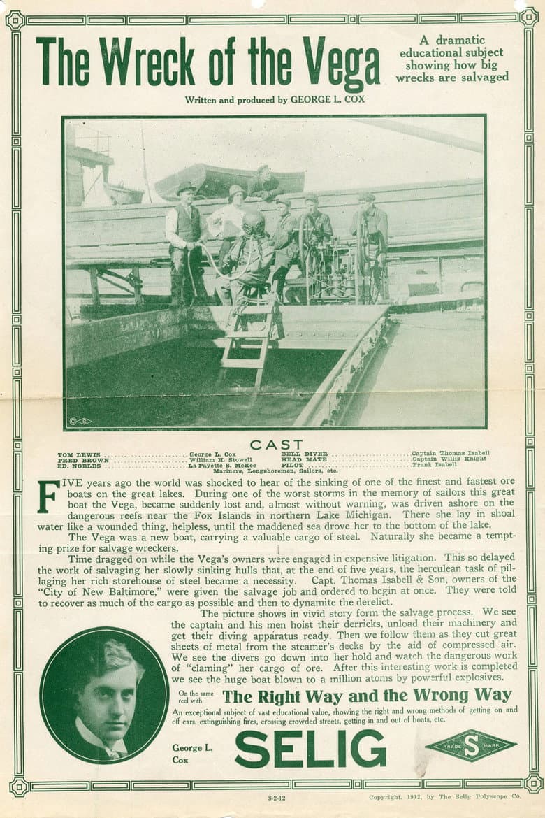 The Wreck of the Vega poster