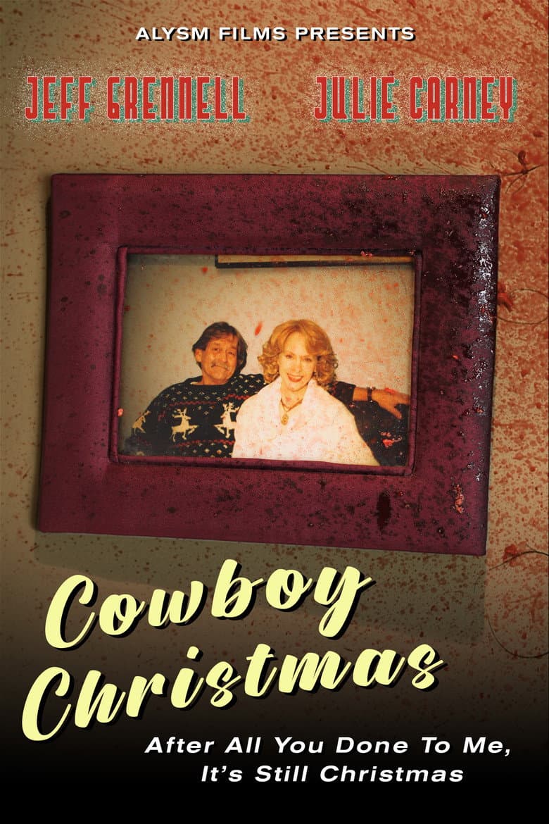 Cowboy Christmas poster