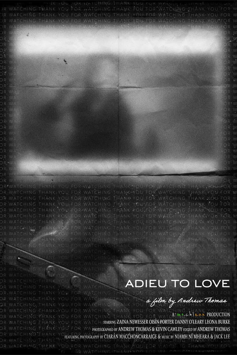 adieu to love poster