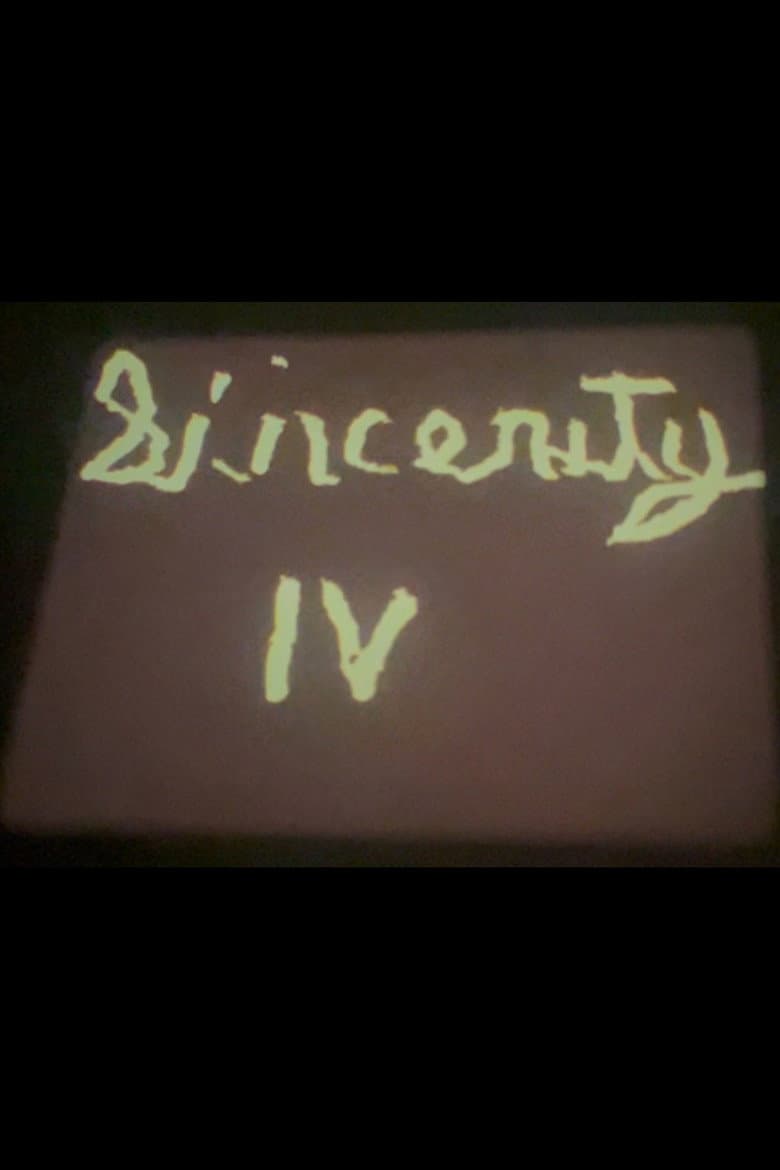 Sincerity IV poster
