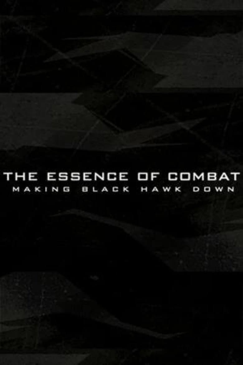 The Essence of Combat: Making 'Black Hawk Down' poster