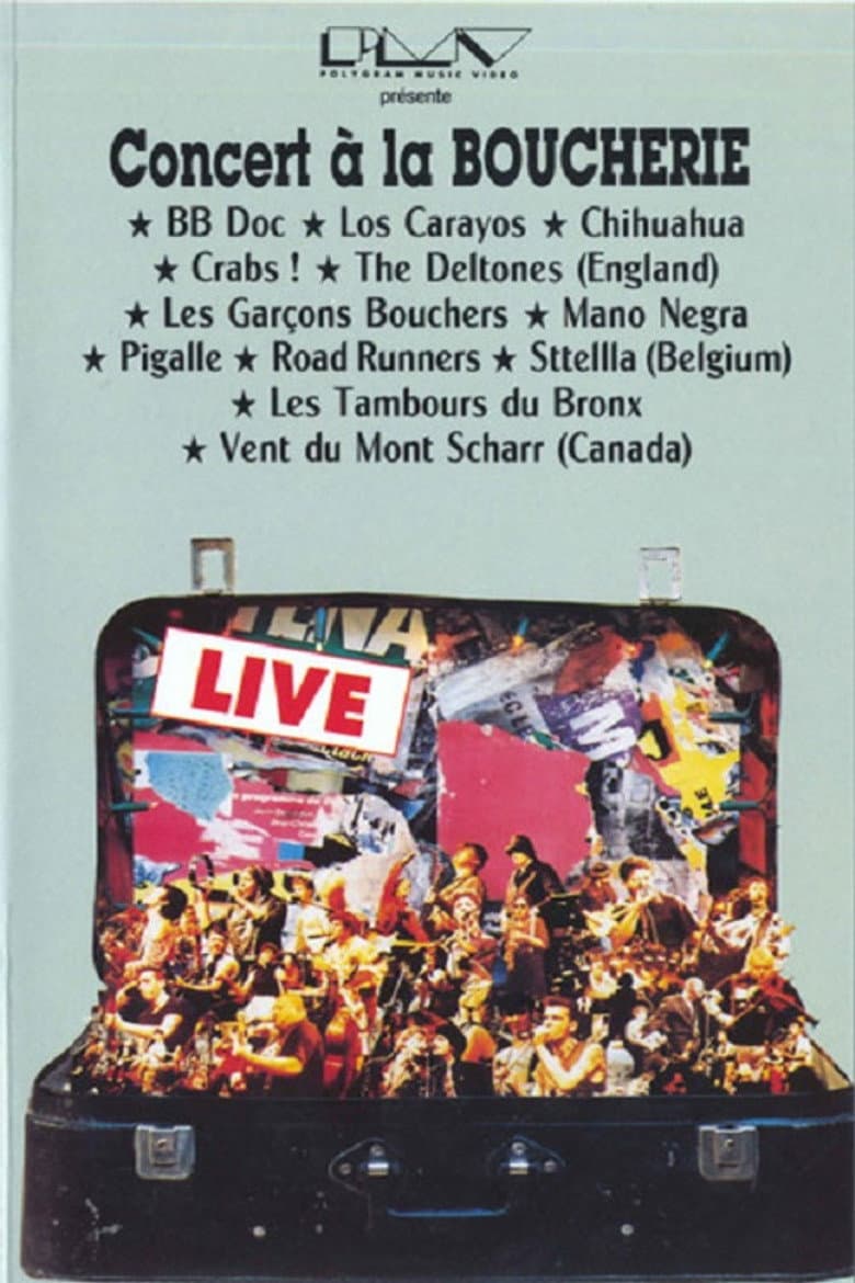 Concert A La Boucherie poster