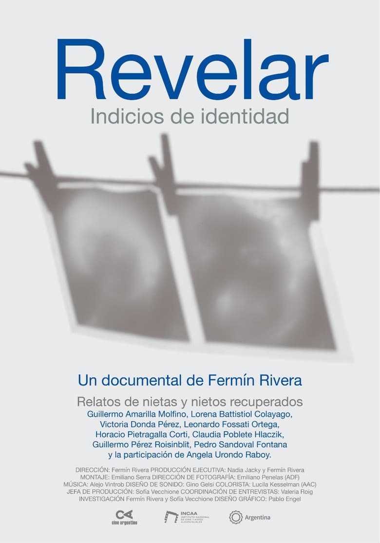 Revelar: Indicios de identidad poster