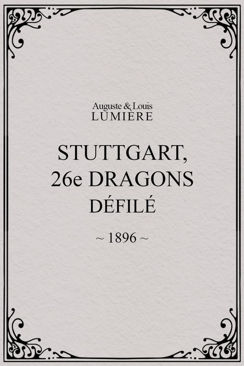 Stuttgart : 26ème dragons. Défilé poster
