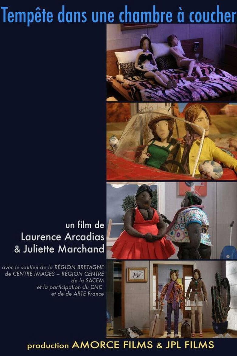 Tempête dans une chambre à coucher poster