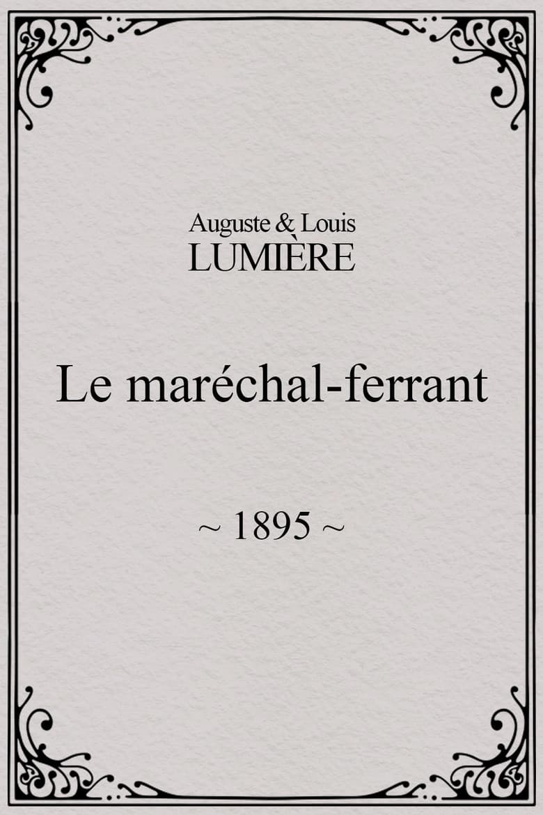 Le maréchal-ferrant poster