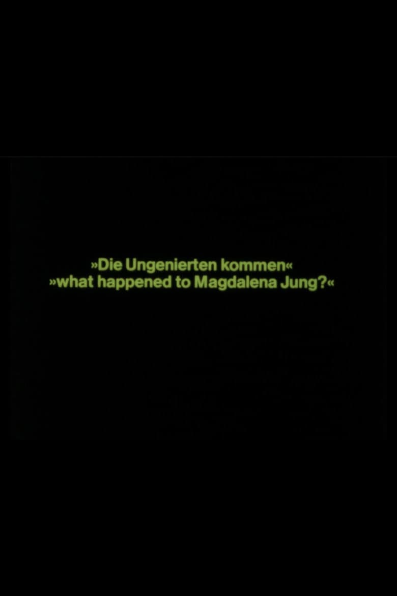 What Happened to Magdalena Jung? poster