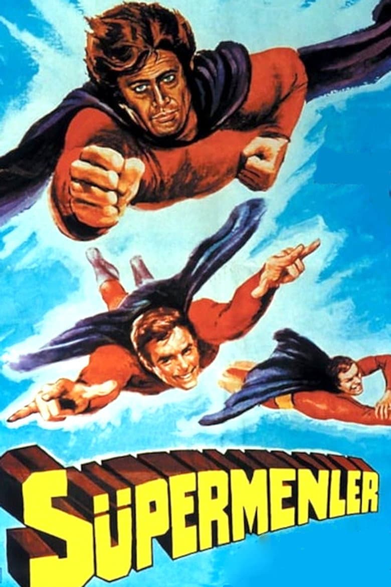 3 Supermen Against Godfather poster