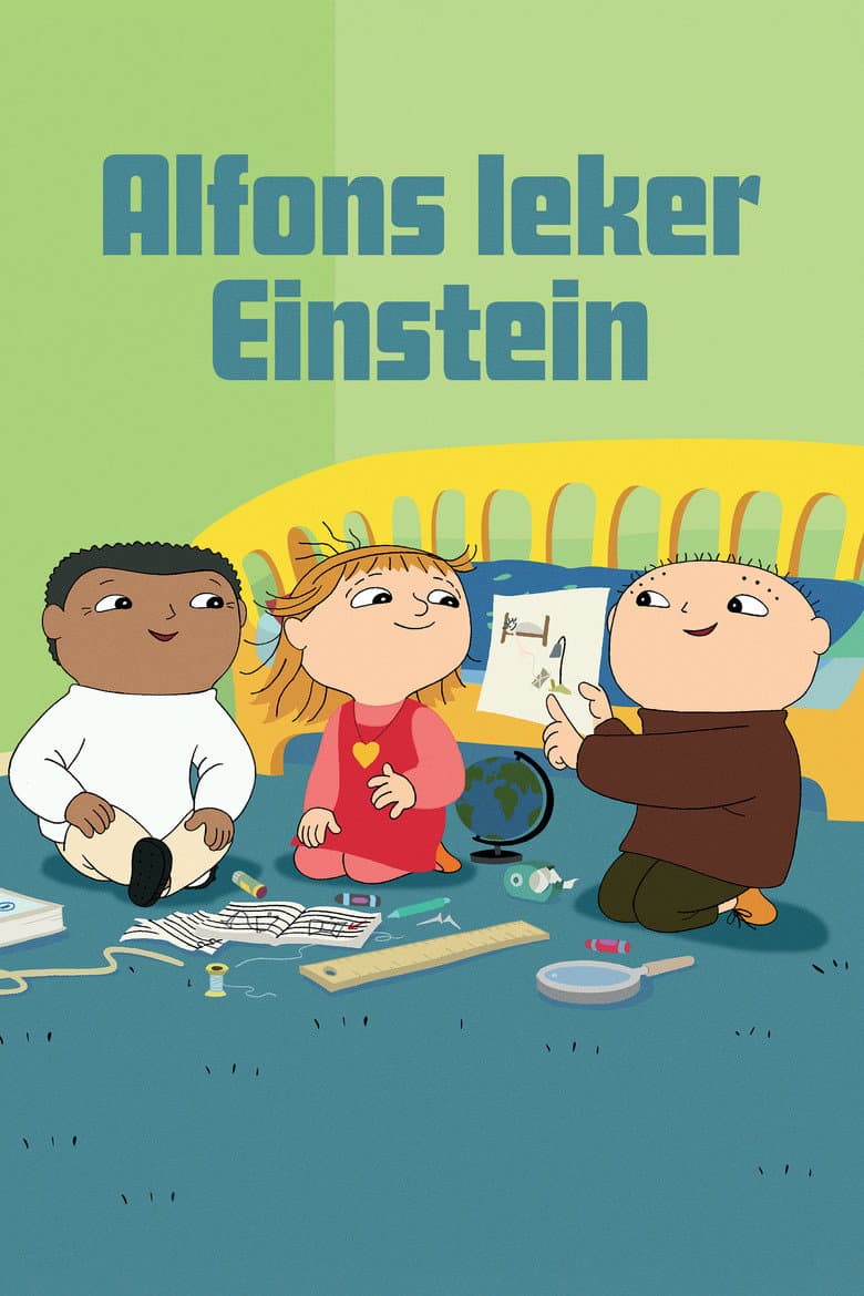 Alfons leker Einstein poster
