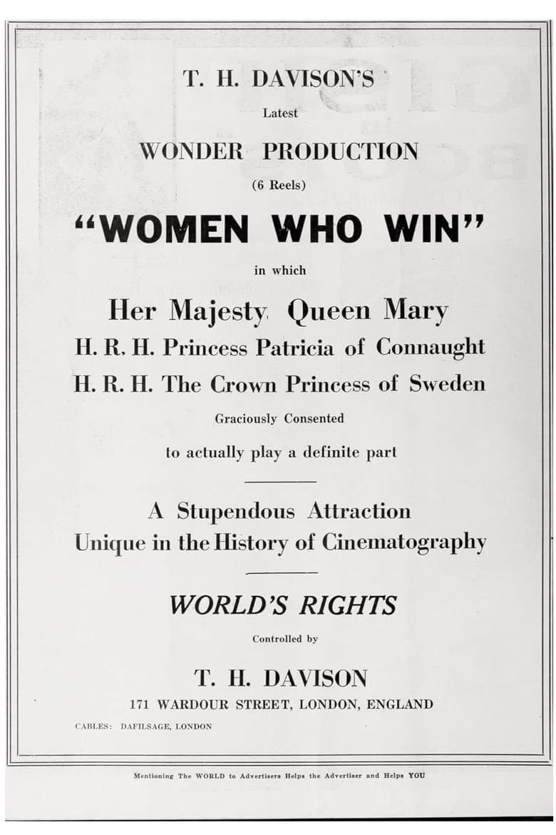 Women Who Win poster