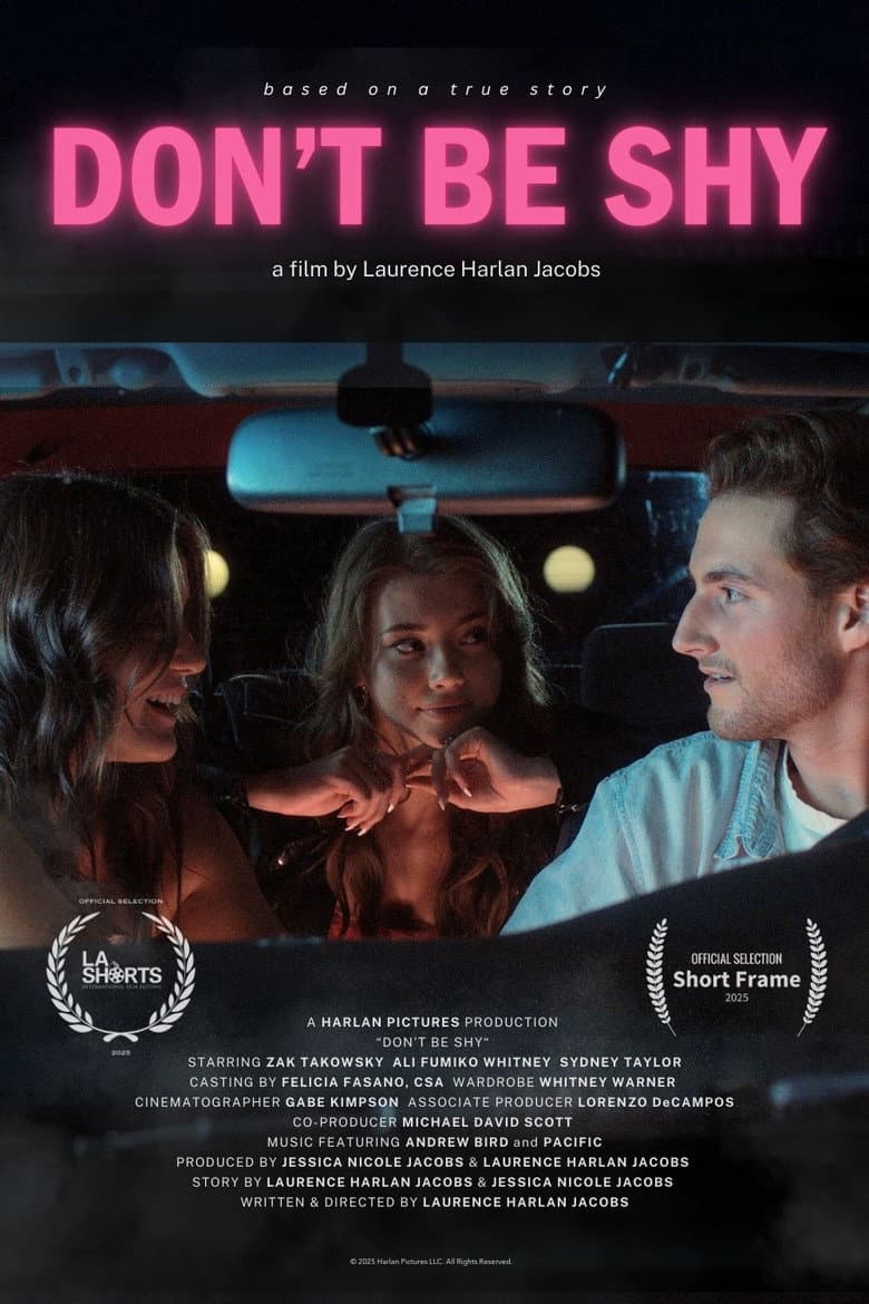 Don't Be Shy poster