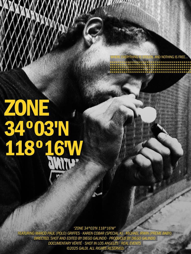 ZONE 34º03'N 118º16'W poster