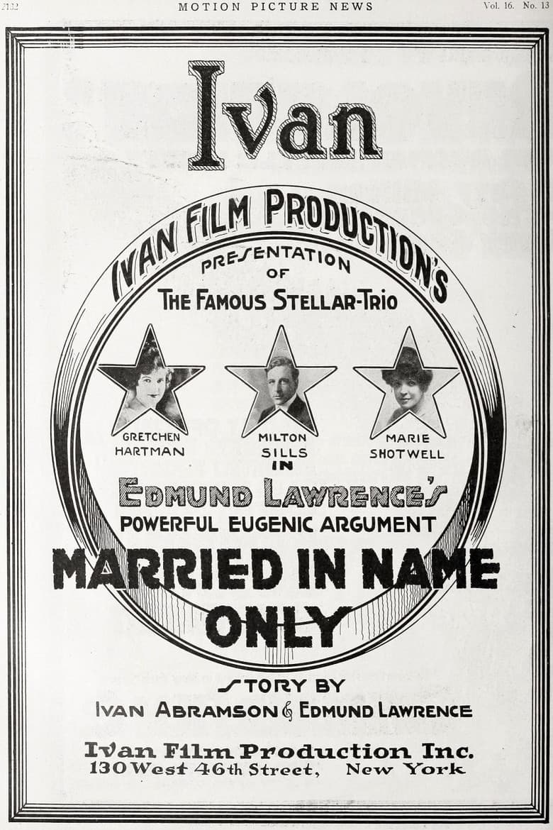 Married in Name Only poster